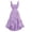 Purple square neck midi dress a1, variant on Women Square Neck Sleeveless Midi Dresses Summer Casual Ruffle Boho A-Line Flowy Vacation Beach Party Sundresses Loose Fit Clothes, Beige S