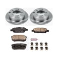 thumbnail image 3 of Power Stop Rear Stock Replacement Brake Pad and Rotor Kit KOE1202, 3 of 8