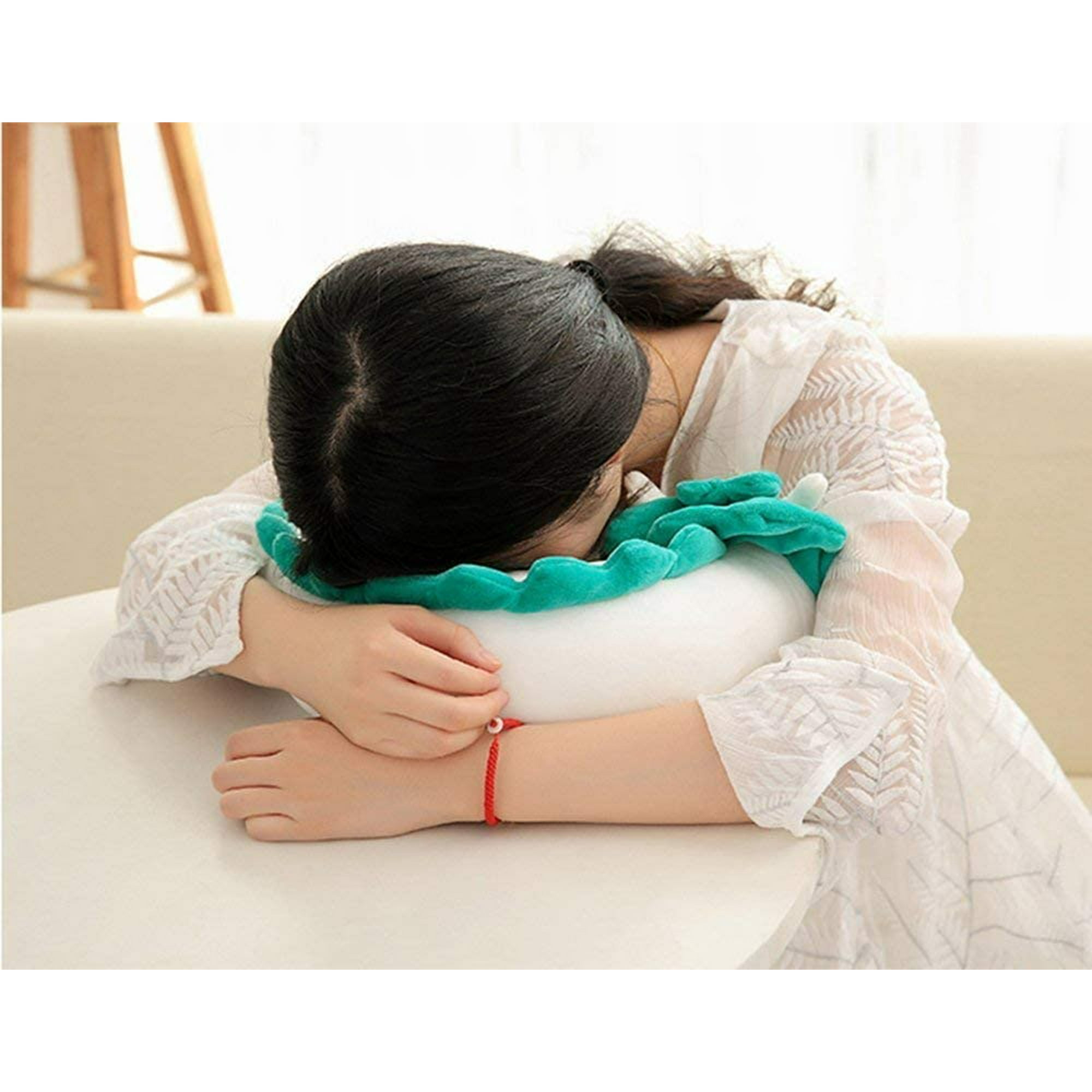 Anime Cute White Dragon Neck Pillow U shaped Travel Pillow Doll Plush Toy Haku Dragon Neck Pillow Soft Plush Dragon Stuffed Doll Walmart