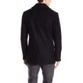 thumbnail image 2 of Kenneth Cole Mens Double Breasted Pea Coat, Black, Large, 2 of 2