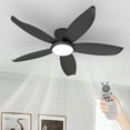 thumbnail image 2 of Tower Fan 42-inch 5-blade high-airflow easy-install plug-in ABS blade ceiling fan light,Box Fan, 2 of 13
