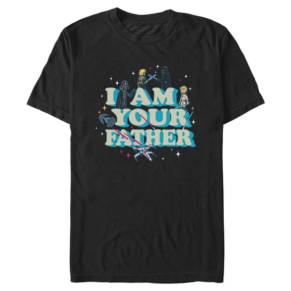 Mens Star Wars Cartoon I Am Your Father T Shirt
