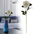 thumbnail image 2 of Chenmei Essentiels Tendance pour la Maison : Fleurs Artificielles Roses Réalistes Longues Roses Rouges Bouquet pour Centre de Table de Mariage Décoration de la Maison et Saint-Valentin, 2 of 8