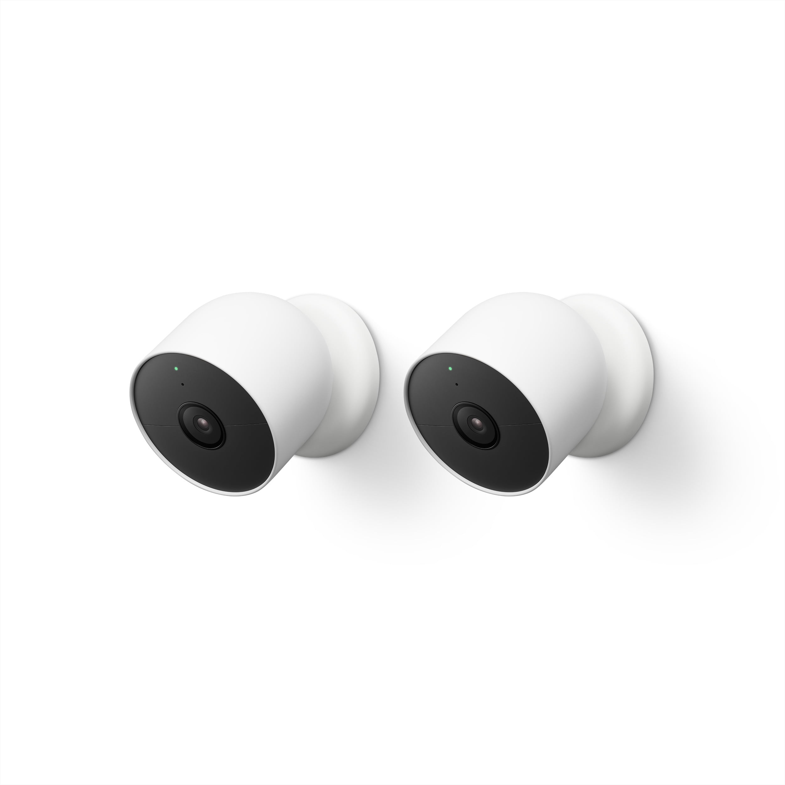 Google Nest Cam 2-Pack - Outdoor or Indoor | Battery Wireless Indoor and Outdoor  Security Camera for Home Security Cameras - Snow - Walmart.com