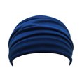 thumbnail image 1 of Turbante elástico suave TUNC Banda para el pelo ancha para correr Yoga azul marino, 1 of 5