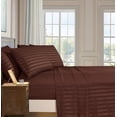 thumbnail image 2 of 1500 Thread Count 6-Piece Damask Stripe Bed Sheet Set Full Sage/Green, 2 of 8