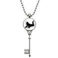 thumbnail image 1 of Mujer caliente y atractiva silueta Colgante Collar Vintage Llavero Plata Joyas Unbranded  M, 1 of 3