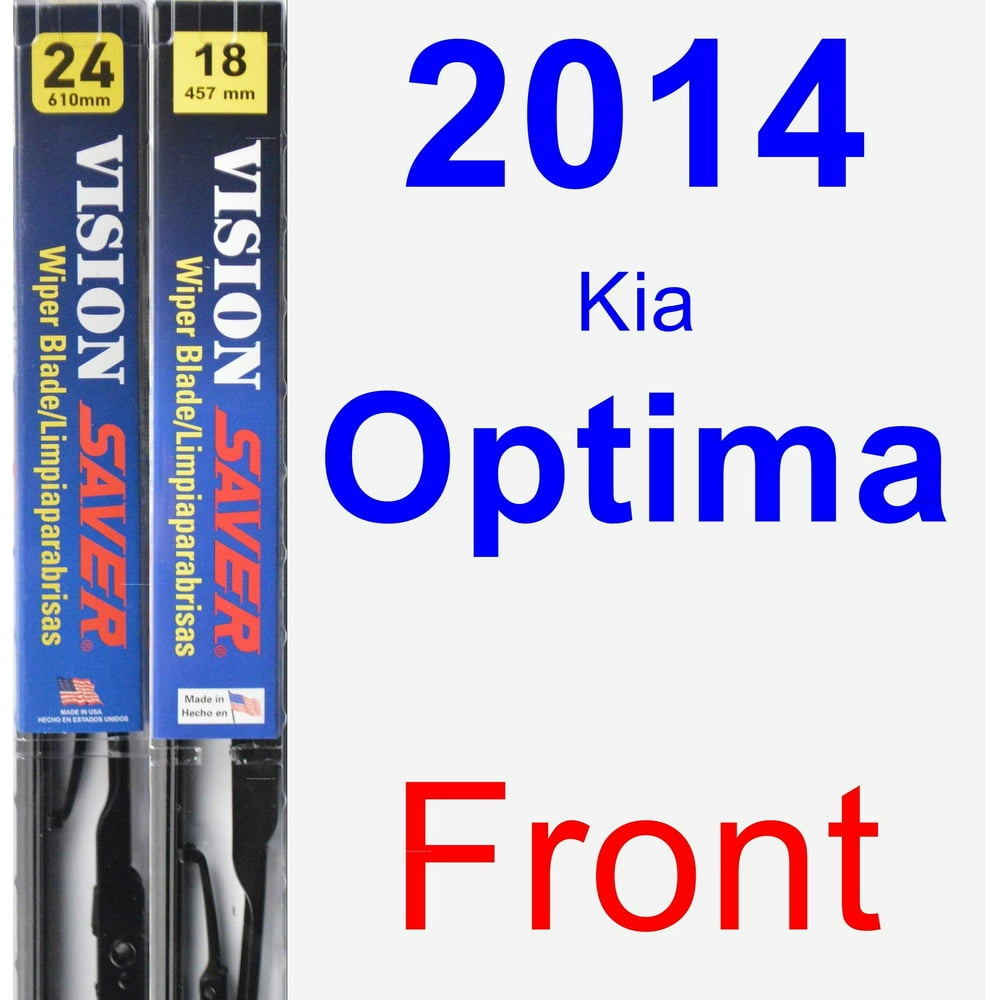 2014 Kia Optima Wiper Blade Set/Kit (Front) (2 Blades) Vision Saver