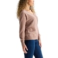thumbnail image 2 of Lucky Brand Women's V-Neck Knit Sweater - Long Sleeve Relaxed Fit - Midweight (Small, Tan), 2 of 4