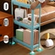 thumbnail image 1 of Organizadores de armario y almacenamiento, carrito de almacenamiento delgado con ruedas, estante práctico de tres capas de tipo estrecho con ruedas para cocina, baño, lavandería, despensa, espacios pe, 1 of 6