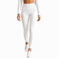 thumbnail image 4 of Miqool High Waisted Leggings for Women Plus Size Stretchy Casual Elastic Knit Pants Comfortable Slim Fit Workout Yoga Pants for Running, 4 of 9