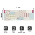 thumbnail image 5 of Pioneer Flower Floral Print Pattern Door Rugs,Washable Non Slip Door Mats Indoor,Decorative Door Mats,Entry Mat Indoor for Entrance,Bedroom,Kitchen,Bathroom,16"x47", 5 of 6