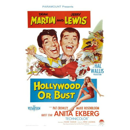 Hollywood Or Bust Poster 11x17 Mini Poster (Best Bust In Hollywood)