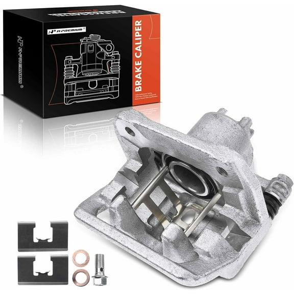 A-Premium Disc Brake Caliper Assembly with Bracket Compatible with Select Honda Models - CR-V 2005-2006, L4 2.4L - Rear Right Passenger Side