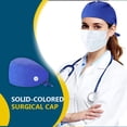 thumbnail image 2 of Sombreros De Operación Doctor Servicio De Larga Duración Color Puro Opaco Pulido Profesional Colores Surtidos Uniforme De Trabajo Gorras De Trabajo 3 Uds Cateissary AP008659-10, 2 of 6