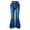 ZG Light Blue, variant on Jeans for Teens Snow Washed Ripped Distressed Jeans for Teen Girls Fall Solid Wide Leg Stretch Denim Trousers Breathable Soft Girls Pants Blue 8 Years-9 Years
