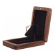 thumbnail image 1 of Caja Giratoria De Madera Nogal Para Anillos De Compromiso CAFE NEGRO, 1 of 5