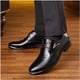 thumbnail image 5 of Zapatos de otoño para hombre Zapatos de vestir de cuero Zapatos casuales de negocios para hombre Con cordones y punta, 5 of 6