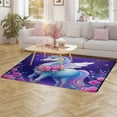 thumbnail image 3 of Unicorn with Floral Wings Area Rugs Soft Carpet Suitable for Living Room Kitchen Bedroom Laundry Room Home Decorations, 3 of 6