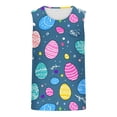 thumbnail image 5 of Camiseta sin mangas de cuello redondo para hombre, ropa de ocio, fitness, para el hogar, pijama, camiseta con estampado a color, blusa deportiva de poliéster para hombre, 5 of 5