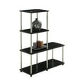 thumbnail image 4 of Convenience Concepts Designs2Go 4 Tier L Bookshelf, Black, 4 of 5