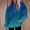 Blue, variant on Hoodies Women Women's Hooded Sweatshirt Long Sleeved Drawstring Pocket Pullover Gradient Color Casual Plus Size Tops Lady Daily Sports Fall Winter Wear Red