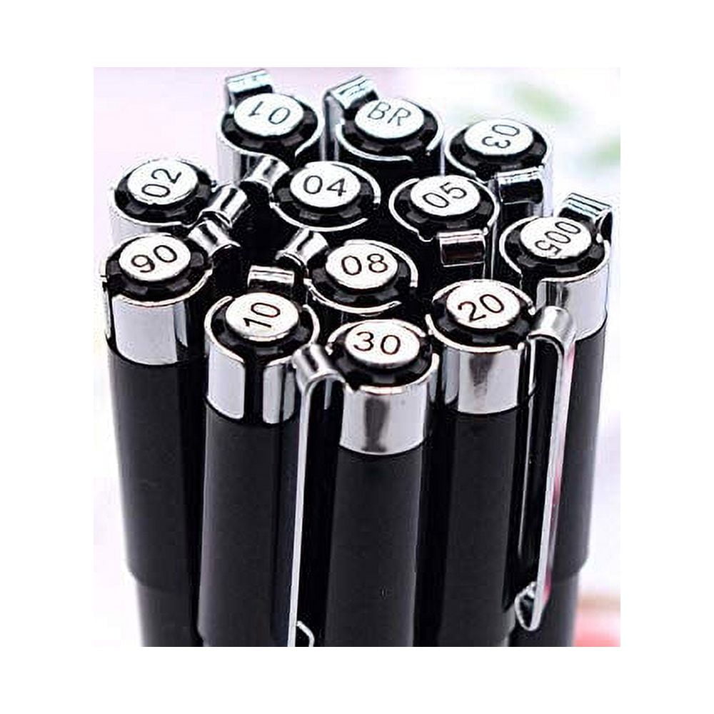 YISAN Black Drawing Pens,Fineliner Ink Pens,Set of 12 Micro-Pens,Art Pens,Manga  Pens,for Sketching,Technical Drawing 902195 
