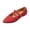 Red, variant on Mary Jane Flat Shoes Pointed Toe Ballet Flats Work Shoes Women Dressy Slip-on Loafers Comfortable Classic Strap Flats for Office