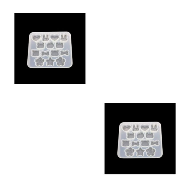 Molde para pendientes Bearachild molde para pasteles fabricante de joyas multiusos 2piezas Grande