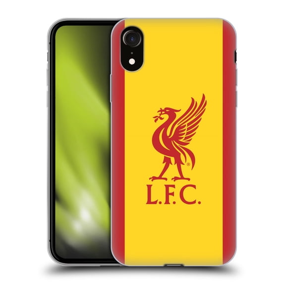 Head Case Designs Officially Licensed Liverpool Football Club 2021/22 Third Soft Gel Case Compatible with Apple iPhone XR