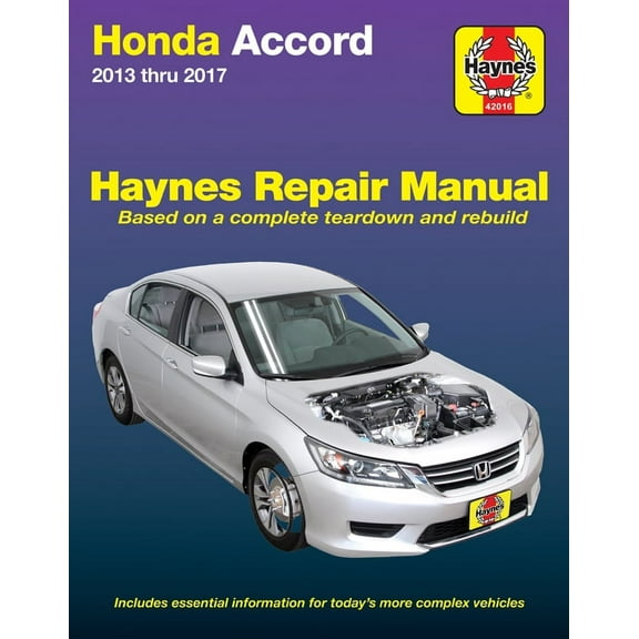 Honda Accord (13-17) Haynes Repair Manual ^