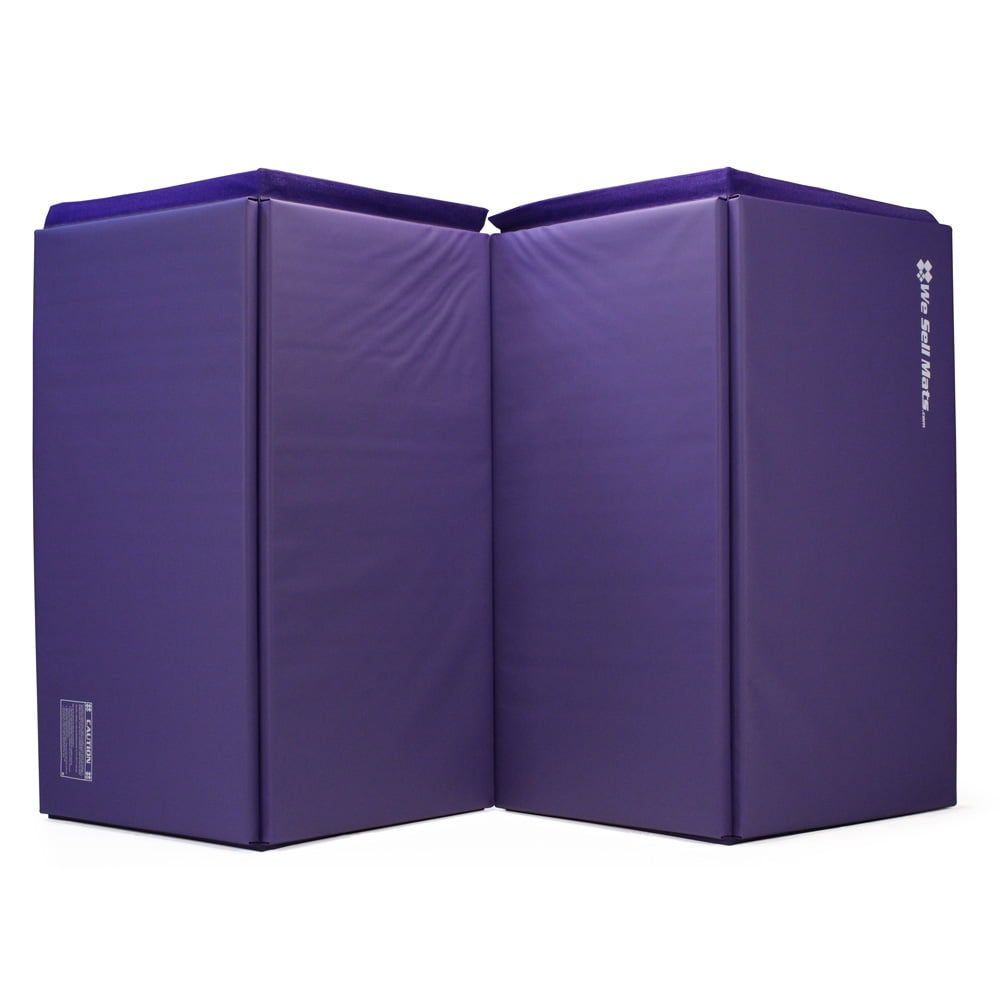 We Sell Mats 4 ft x 8 ft Gymnastics Mat, Folding Tumbling Mat, Portable
