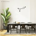 thumbnail image 3 of Whiskey Molecule Metal Wall Art | Large Molecule Decoration for Home, Dorm, or Office | Nerd Art, Science Art, Biology Chemistry Art Wall Sign | Indoor Outdoor Made in USA, 3 of 6