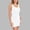 White, variant on Women's Tennis Tanks Women's Dress Summer Tennis Tank Dress Ribbed Crew Neck Sleeveless Basic Bodycon Dresses Green XL