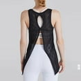 thumbnail image 4 of Levmjia Womens Yoga Tank Tops Cotton Spandex Workout Shirts Breathable Mesh Lace Back Sports Camisole for Summer Casual Fitness Running, 4 of 9
