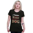 thumbnail image 4 of House Not Home Without A Dog Pet Lover Womens Slim Fit Graphic Tee Brisco Brands L, 4 of 5