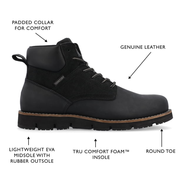 Territory Range Water Resistant Plain Toe Lace-up Ankle Boot  display picture 1