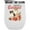 White, variant on Meowy Catmast, Cute Christmas Pun with Vintage Cats & Presents Art Merch Gift, Stainless Steel 12oz Wine Tumbler