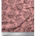thumbnail image 1 of Soimoi Poly Georgette Fabric Artistic Paisley Fabric Prints by Yard 42 Inch Wide, 1 of 3