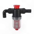 thumbnail image 1 of Fine Mesh Double Layer Inline Water Filter for Garden and Lawn, 25mm Connector (1 Inch External Tube) High Flow Filtration System, 1 of 5