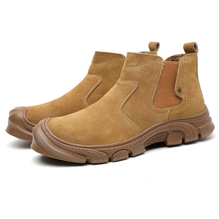 

Men’s Steel Toe Work Shoes Waterproof Industrial Sneakers Women s Lightweight Non-slip Safety Boots Construction Welding Shoes
