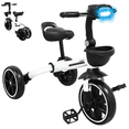 thumbnail image 1 of Triciclo 3 en 1 Plegable para Niño s Convertible a Bicicleta y Balance Bike Luz Sonido Apto a partir de 2 Años o Hasta 25 kg - Blanco, 1 of 7