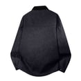 thumbnail image 4 of BiZtdJrK Faux Pu Leather Jacket Men Stand Collar Full Zip Motorcycle Jacket Waterproof Windproof Biker Bomber Jackets Black,L, 4 of 9