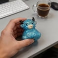 thumbnail image 6 of Cute Highland Cow Stress Ball Big Horns Fidget Toy Slow Rising Silicone Sensory Fidget for Desk Office Stress Relief Blue Gift, 6 of 6
