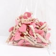 thumbnail image 4 of B CorazóN Amor Ropa de Madera Papel FotográFico Clavija Mini Pinza para la Ropa Clips para Postales DecoracióN de la Boda del Hogar PapeleríA, 4 of 10