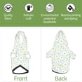 thumbnail image 6 of Cauagu Daisies Flowers Pattern Winter Pet Hoodie Sweatshirts- Dog Hoodie Sweater with Leash Hole - Cute Dog Hoodie - Pet Clothes Puppy Cat Custume -X-Large, 6 of 8