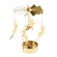 thumbnail image 4 of candeliere de lámpara de té de Navidad chapado en oro, candeliere para bodas, suministros para fiestas de Navidad, luces de humor, soporte para , 4 p Gloria  Candelabro para decoración navideña, 4 of 9