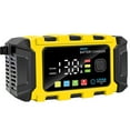 thumbnail image 2 of Battery , 12V Intelligent Automatic Battery with Large Digital Display Screen, Battery Maintainer for Cars Trucks Motorcycles SUVs Boats Acid Batteries (Yellow, Plug), 2 of 3