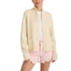 thumbnail image 1 of Xsylife - Cárdigan de cuello chal para mujer, manga larga, cuello en V, estampado de langosta, suéter con botones, top de punto, chaqueta de otoño, abrigo con bolsillo, 1 of 4