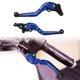 thumbnail image 3 of Par de palancas de embrague de freno Unique Bargains ajustables para Suzuki GSX-R125 2020-2021 Negro Azul, 3 of 7